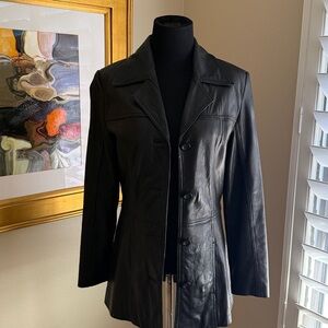Beyond Sport Leather Jacket Size Small